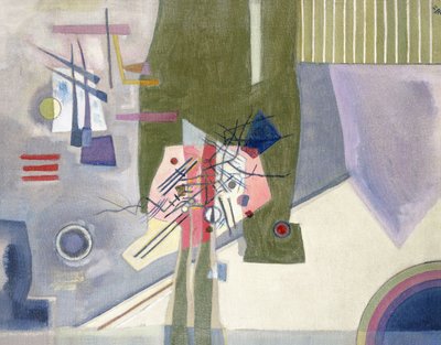 Pink i gråt af Wassily Kandinsky
