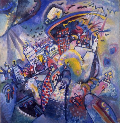 Røde Plads, 1916 af Wassily Kandinsky