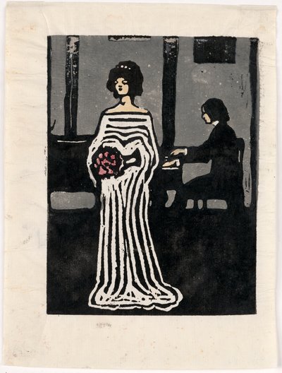Sangerinde (anden tilstand) af Wassily Kandinsky