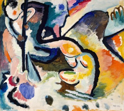 Sankt Georg III, 1911. af Wassily Kandinsky