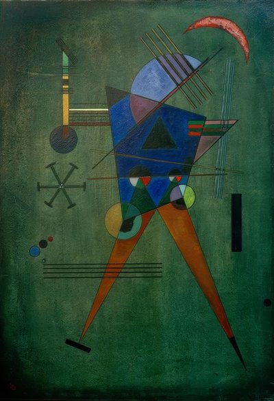 Sort trekant af Wassily Kandinsky