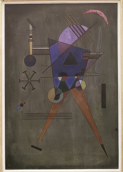 Sort trekant. 1925 af Wassily Kandinsky