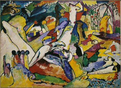 Skitse til Komposition II, 1909-1910. af Wassily Kandinsky