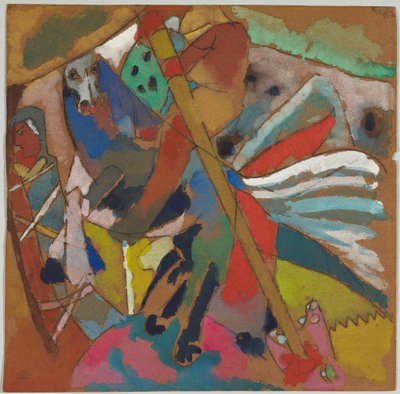 Sankt Georg II af Wassily Kandinsky