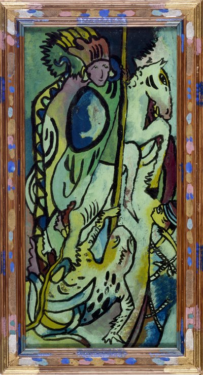 Sankt Georg II af Wassily Kandinsky