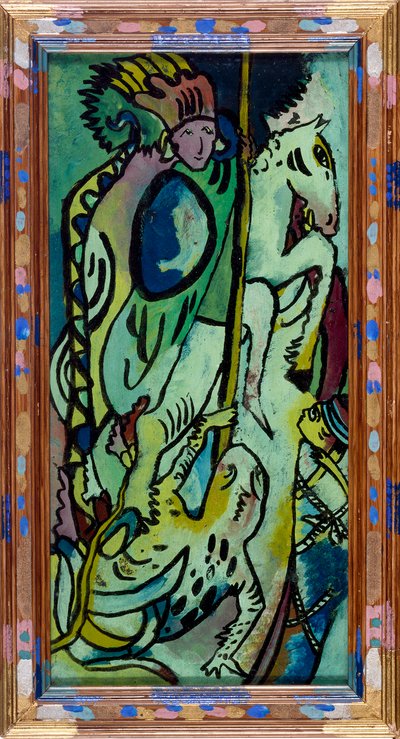 St. Georg II af Wassily Kandinsky