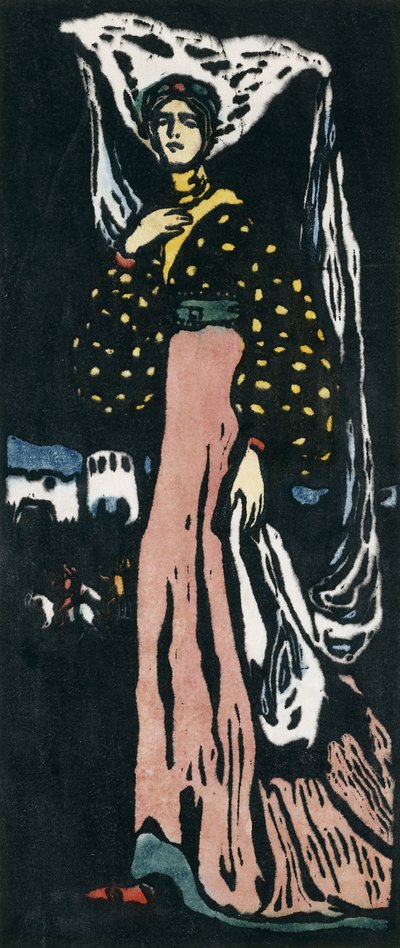 Natten - stor udgave; Natten - stor version af Wassily Kandinsky