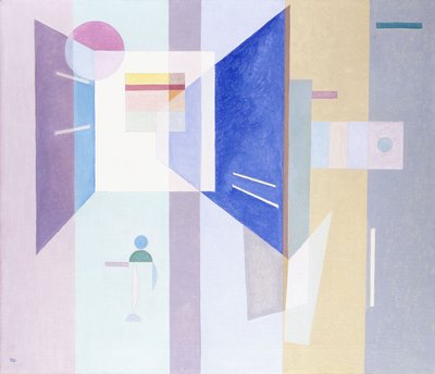 Til højre - til venstre af Wassily Kandinsky