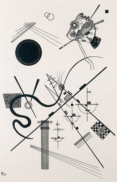 Uden titel (Dessin 4) af Wassily Kandinsky