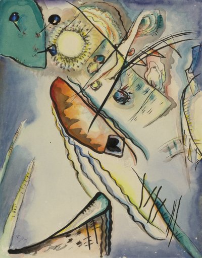 Uden titel, 1916 af Wassily Kandinsky