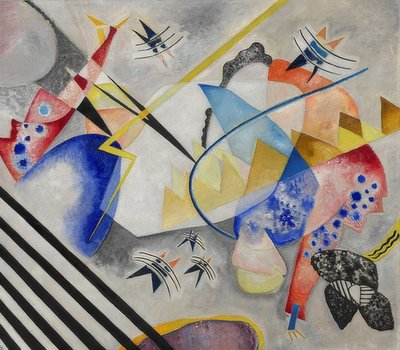 Hvid midte. 1921 af Wassily Kandinsky
