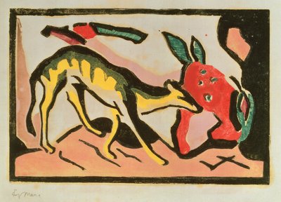 Den blå rytter af Wassily & Marc Franz (1880 1916) Kandinsky