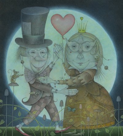 By the Light of the Silvery Moon, 2010 (blandede medier) af Wayne Anderson