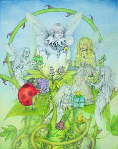 Blomsterånder af Wayne Anderson