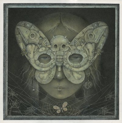 The Dark Web, 2016 (blandede medier) af Wayne Anderson