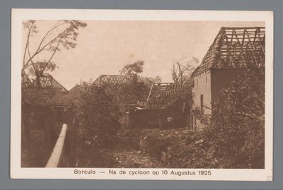 Borculo -- Efter cyklonen den 10. august 1925 af Weenenk and Snel