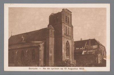 Borculo -- Efter cyklonen den 10. august 1925 af Weenenk and Snel