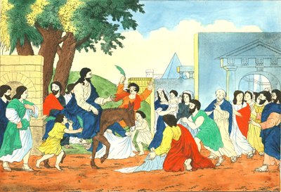 Kristi indtog i Jerusalem, 1800-tallet af Weenix