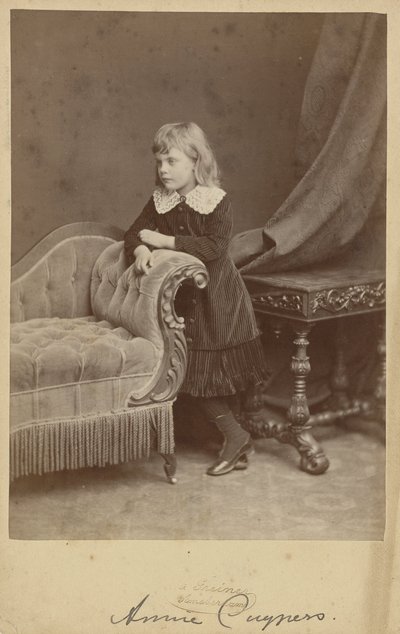 Portræt af Annie Cuypers af Wegner and Mottu