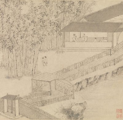 Garden of the Inept Administrator, 1551. af Wen Zhengming