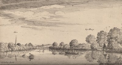 Albury, 1645. af Wenceslaus Hollar