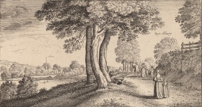 Albury, 1645. af Wenceslaus Hollar