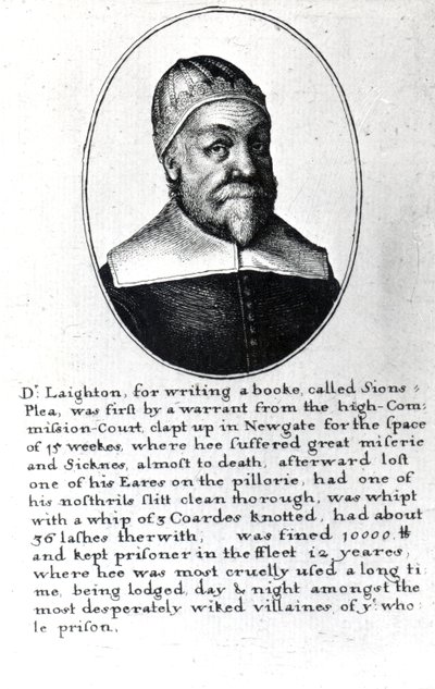 Alexander Leighton, ca.1641 af Wenceslaus Hollar