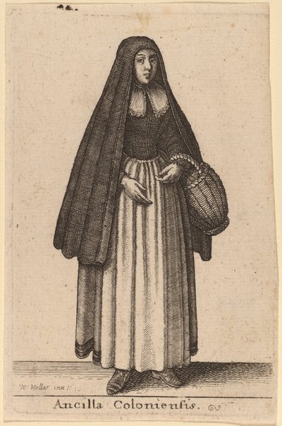 Stuepige af Köln af Wenceslaus Hollar