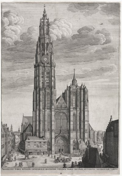 Antwerpen katedral af Wenceslaus Hollar