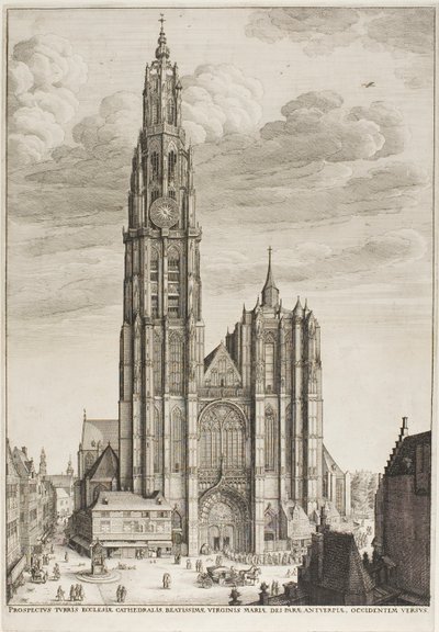 Antwerpen katedral af Wenceslaus Hollar