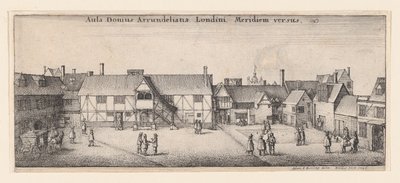 Arundel-huset fra syd, 1646., 1646. af Wenceslaus Hollar