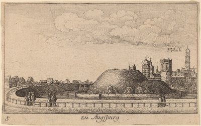 Augsburg af Wenceslaus Hollar