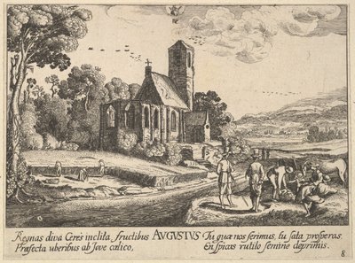 august, 1628-29. af Wenceslaus Hollar