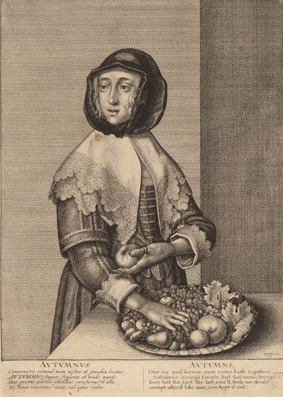 Efterår, 1641. af Wenceslaus Hollar