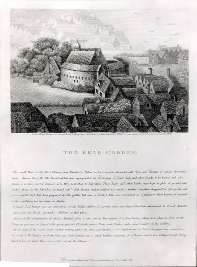 Bjørnehave, 1647 af Wenceslaus Hollar