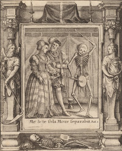 Brudepar, 1651. af Wenceslaus Hollar
