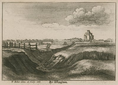 Ved Islington, New River Head af Wenceslaus Hollar