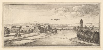 Cannstadt, 1665. af Wenceslaus Hollar