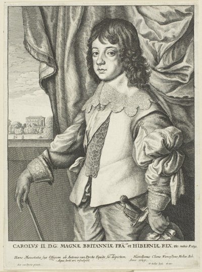 Karl II af Wenceslaus Hollar