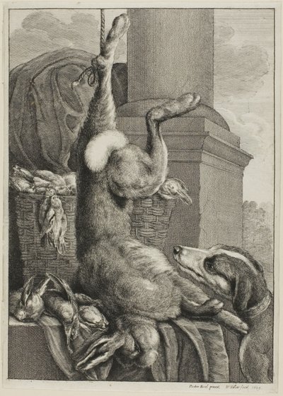 Død Hare af Wenceslaus Hollar