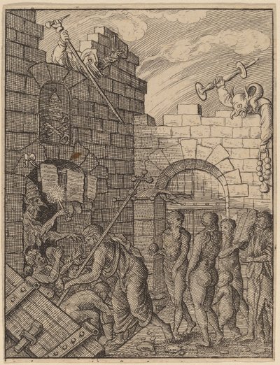 Nedstigning til helvede af Wenceslaus Hollar