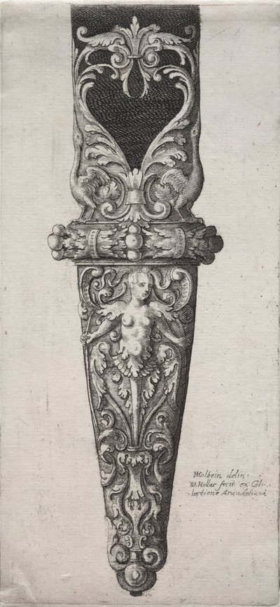 Design til Dolkskede. af Wenceslaus Hollar