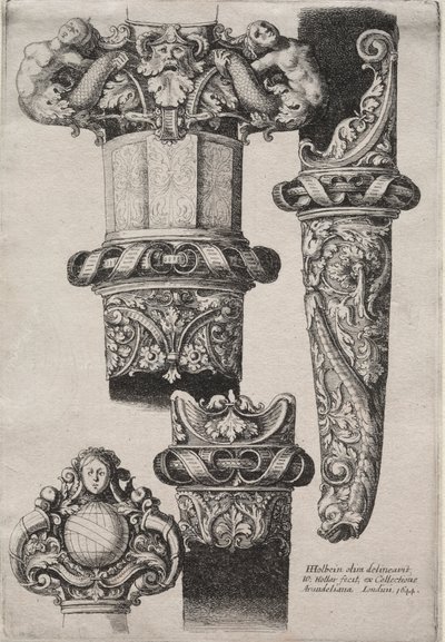 Design til Dolke af Wenceslaus Hollar