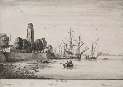 Dordrecht af Wenceslaus Hollar