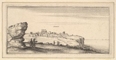 Douer Dover, 1642. af Wenceslaus Hollar