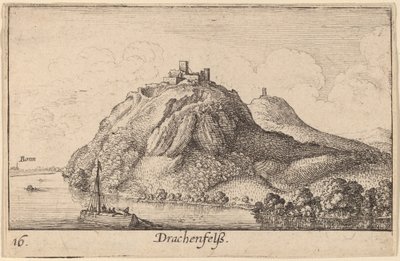 Drachenfels af Wenceslaus Hollar