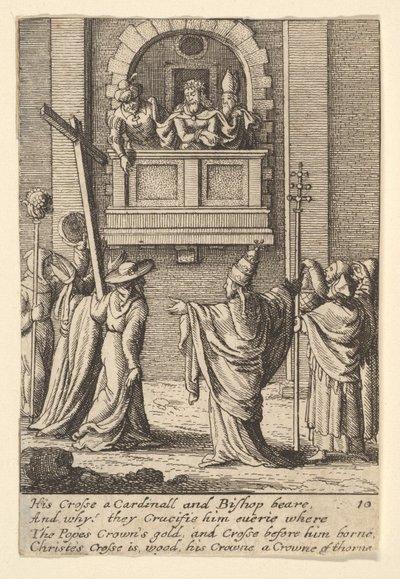 Se mand, 1625-77. af Wenceslaus Hollar