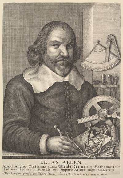 Elias Allen, 1666. af Wenceslaus Hollar