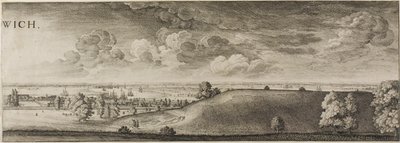 Greenwich af Wenceslaus Hollar