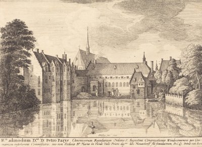 Groenendael Abbey, 1647. af Wenceslaus Hollar